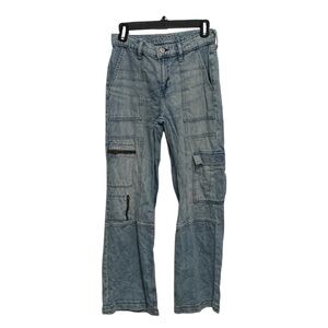Arizona Jean Co Low Rise Baggy Cargo Jeans